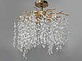 Кришталева люстра Гліцинія золотиста, фото 2