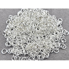 (25гр) Кільця з'єднувальні 4мм для біжутерії, колір сталь