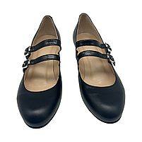 Туфлі жіночі в стилі Мері Джейн на підборах 4 см из лакової шкіри чорного кольору “Style Shoes”, фото 9