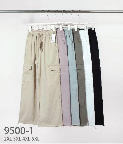 Жіночі спортивні штани з кишенями, розмір 2xl-5xl