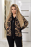 Костюм прогулянковий з лео-принтом 8736, фото 2