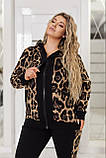 Костюм прогулянковий з лео-принтом 8736, фото 4