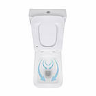 Унітаз-компакт Qtap Kalao безобідковий з сідінням Soft-close QT08221213AW, фото 7