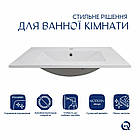 Раковина Qtap Albatross 700х460х180 White без донного клапана QT01113070CW, фото 4