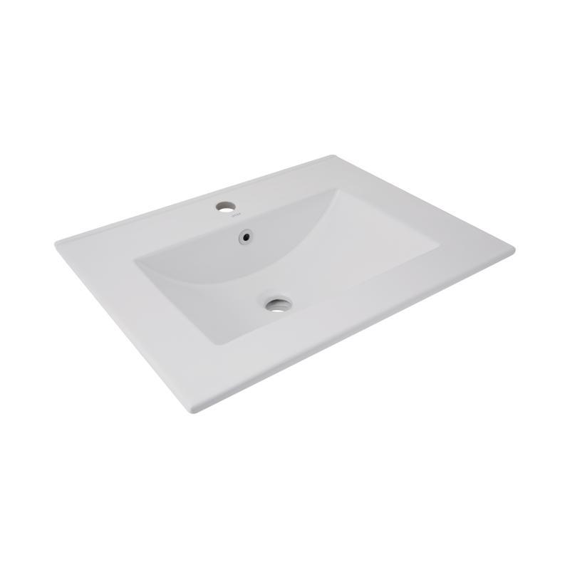 Раковина Qtap Albatross 600х460х180 White без донного клапана QT01113060CW1