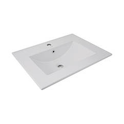 Раковина Qtap Albatross 600х460х180 White без донного клапана QT01113060CW1