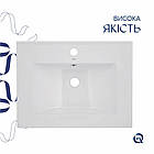 Раковина Qtap Albatross 600х460х180 White без донного клапана QT01113060CW1, фото 5