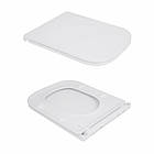 Унітаз-компакт Qtap Cardinal Ultra Quiet безободковий з сидінням Soft-close QT04222168AUQ3W, фото 9
