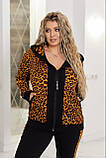 Костюм прогулянковий з лео-принтом 8736, фото 3