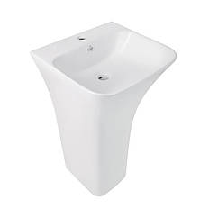 Раковина для підлоги моноблок Qtap Crow 450x435x835 White QT0511G315WN