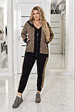 Костюм прогулянковий з лео-принтом 8736, фото 3