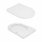 Унітаз підлоговий Qtap Robin New Ultra Quiet безобідковий з сидінням Soft-close WHITE QT13226083AW, фото 9