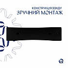 Раковина Qtap Nando LT 500х420х130 Matt black QT12116146AMB, фото 6