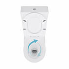 Унітаз підлоговий Qtap Swan Ultra Quiet з сидінням Soft-close 640x360x835 мм QT16222182TW White, фото 7