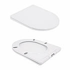 Унітаз підлоговий Qtap Swan Ultra Quiet з сидінням Soft-close 640x360x835 мм QT16222182TW White, фото 9