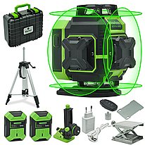 Лазерний рівень нівелір Marker 4D-360 Mini Pro 16 линий + штатив з мікроліфтом