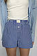 Літні шорти жіночі картаті Rebel Shorts Apmi синій, фото 6