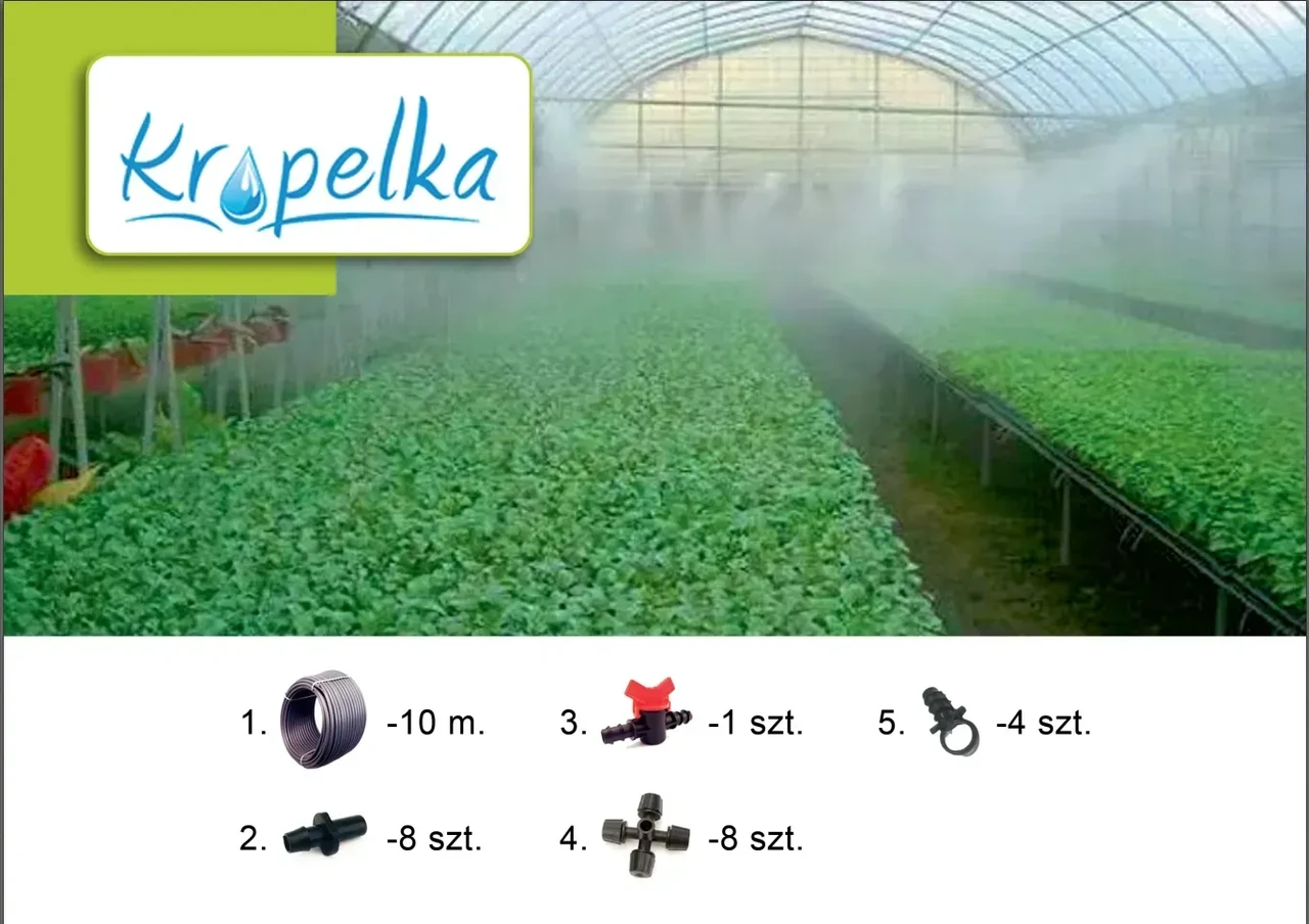 Система туманності "Kropelka" для теплиці 6 м2, фото 1