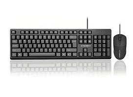 Комплект клавіатура + миша дротовий USB TRY HY-1001 чорний