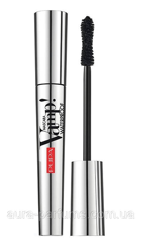 Водостійка туш для вій Pupa Mascara Vamp Waterproof 001 - Extra Black