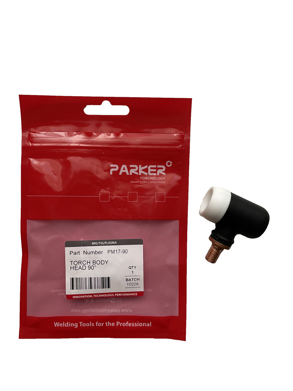 Голова для TIG-пальника обертальна PM17-90, Parker