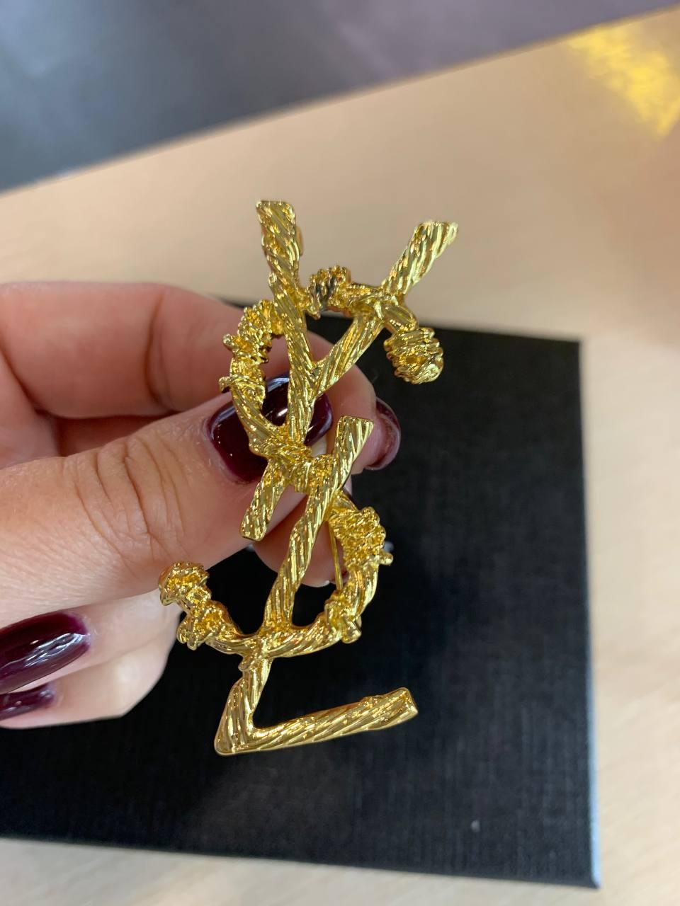 Сен Лоран брошка / Yves Saint Laurent брошка