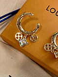 Луї Віттон сережки / Louis Vuitton сережки трансформери, фото 3