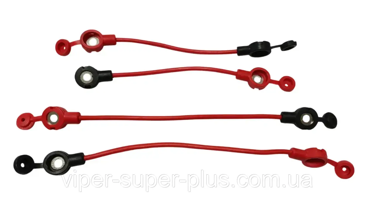 (439) З'єднувальні дроти АКБ (4 шт) 20 см та 13см для електровелосипеда Crosser CR-1, фото 1