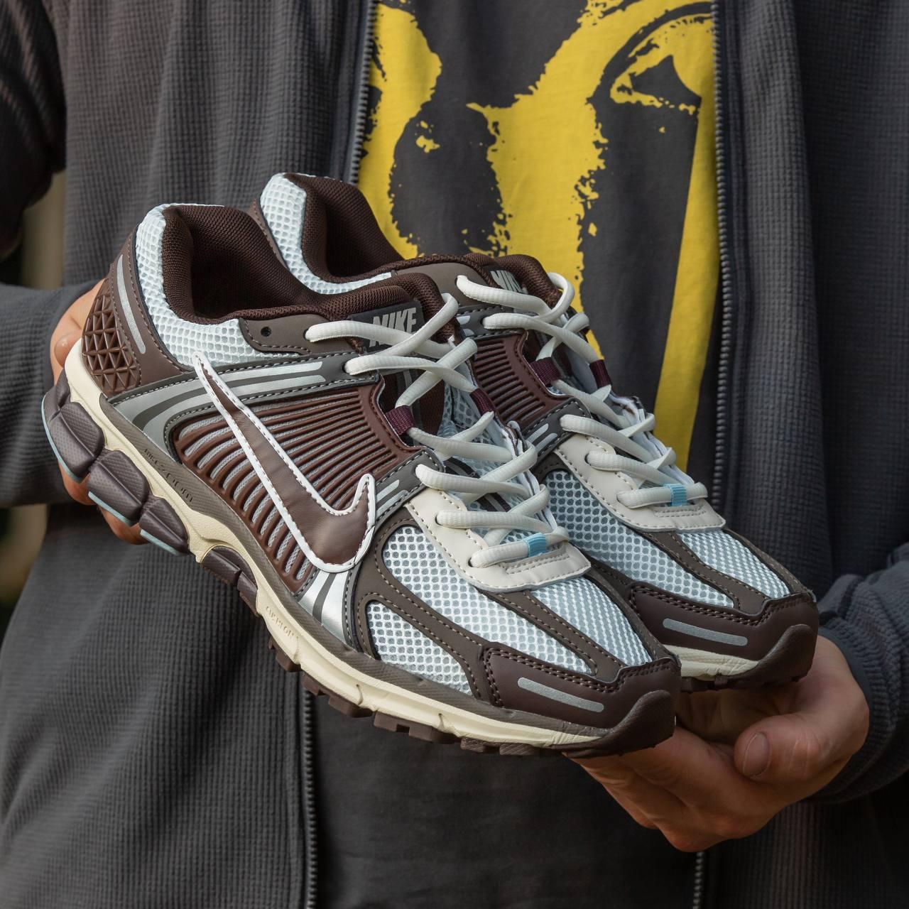 Кросівки чоловічі коричневі Nike Zoom Vomero 5 Brown White (11753)