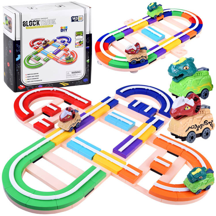 Побудуйте автомобільний трек car dinosaur 143ele ZA4195