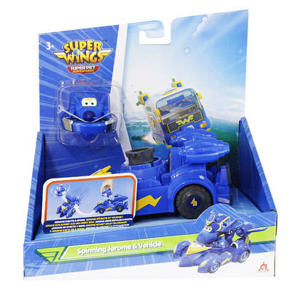 Ігровий набір Super Wings Spinning Vehicle: Джером (EU770330)