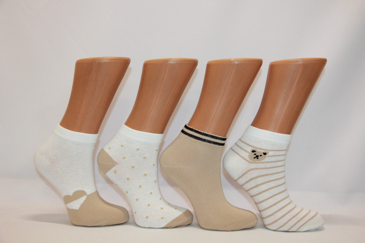 Жіночі шкарпетки з бавовни Style Luxe КЛ KJ 23-25 kj до-1 смужка, горошок, серце