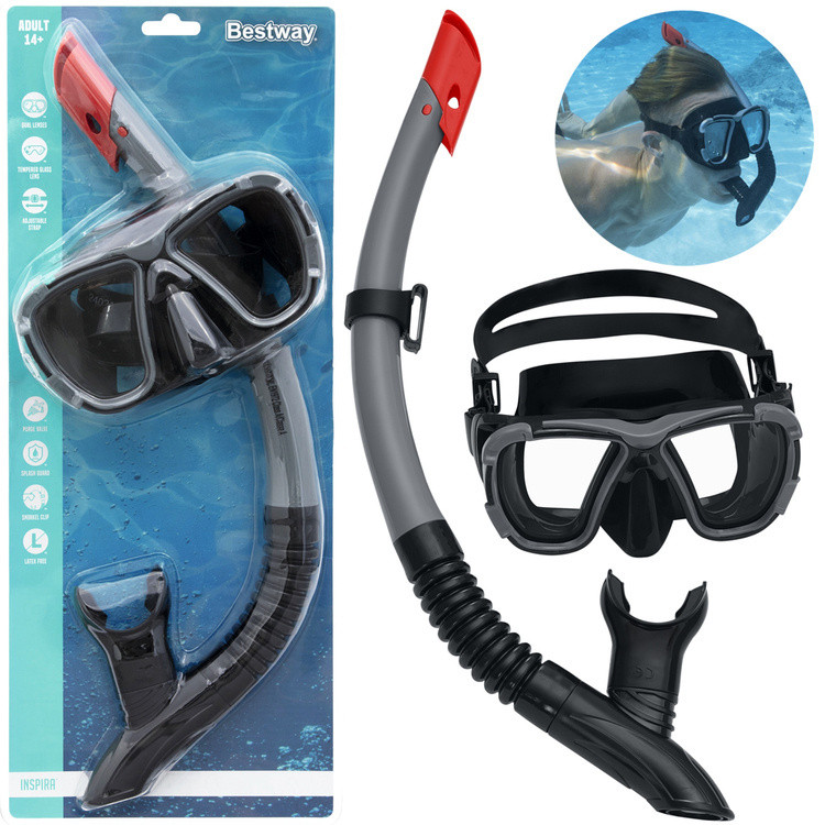 Bestway Маска з трубкою для плавання для дітей і дорослих 24021