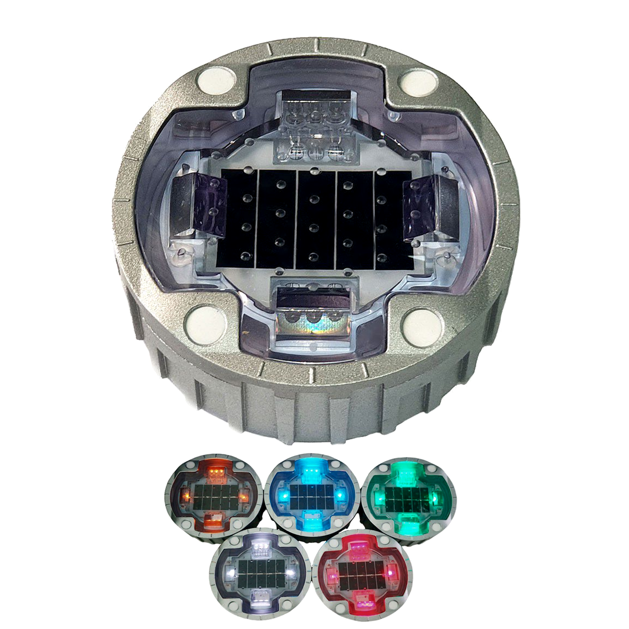 Автономний дорожній LED маячок PWL816 із сонячною панеллю