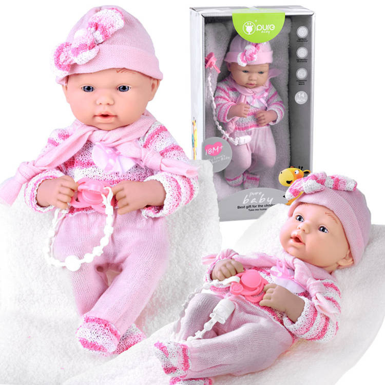 Набір рожевий BOBAS Girl Doll Соска на ланцюжку + ковдра ZA4353