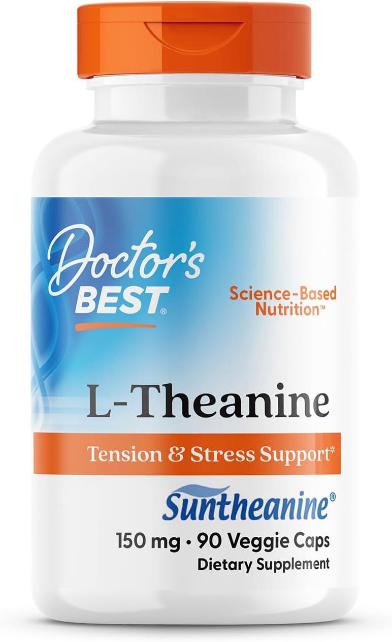 L-теанин Doctor's Best L-Theanine 150mg 90 капсул