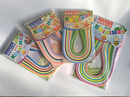 Набір для квілінгу з аплікацією 9 кольорів по 30 стрічок