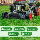 Газонокосарка бензинова з травозбірником 60л. Lehmann BUGLE 53см / Косарка для газону з мульчуванням, фото 3