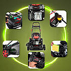 Газонокосарка бензинова з травозбірником 60л. Lehmann BUGLE 53см / Косарка для газону з мульчуванням, фото 8