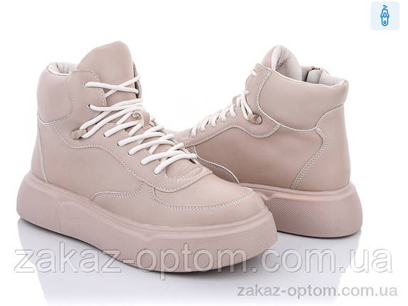 Черевики жіночі весна-осінь (8 пар р.36-41) M6061-9 beige, фото 1