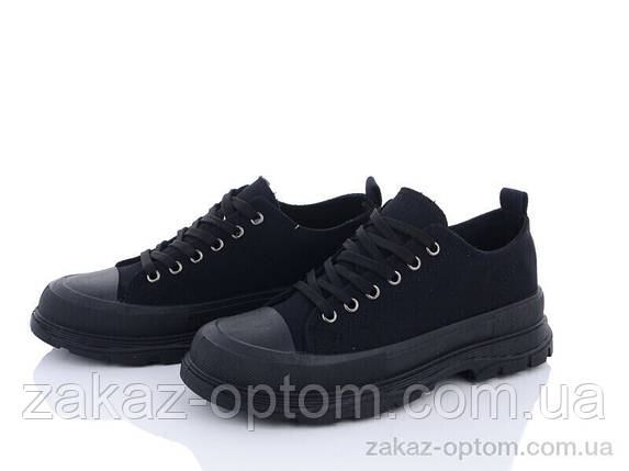Кросівки жіночі весна-осінь (8 пар р.36-41) 20-868 black, фото 1