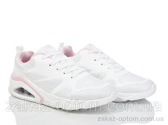 Кросівки жіночі весна-осінь (8 пар р.36-41) 20-1048-2 white, фото 1