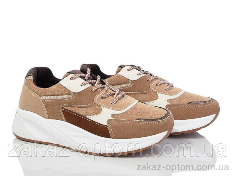 Кросівки жіночі весна-осінь (8 пар р.36-41) 20-1044-2 khaki