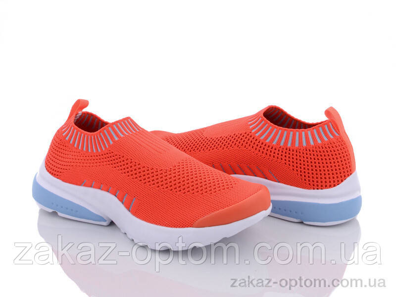 Кросівки жіночі літо (8 пар р.36-41) 24-125 orange-blue