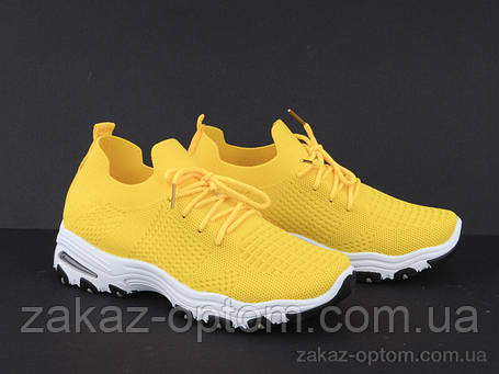 Кросівки жіночі літо (8 пар р.36-41) 45-73 yellow, фото 3