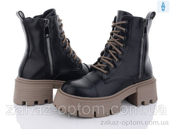 Черевики жіночі весна-осінь (8 пар р.36-41) E8443-29 black, фото 1