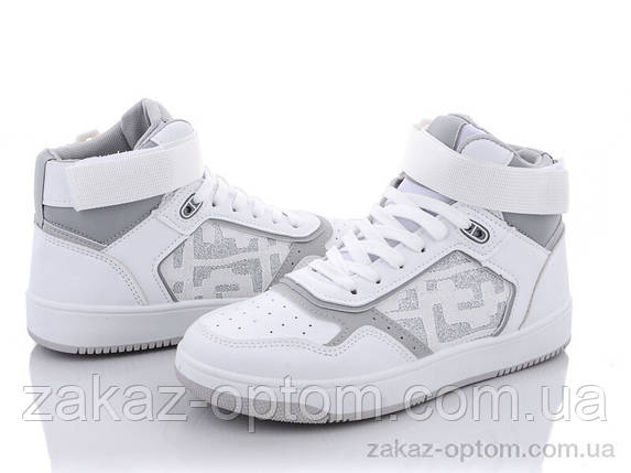 Кросівки жіночі весна-осінь (8 пар р.36-41) 20-903-2 white, фото 1