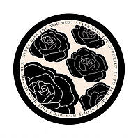 Килимок-підставка під тарілку, антиковзкий гумовий килимок на обідній стіл (чорний)