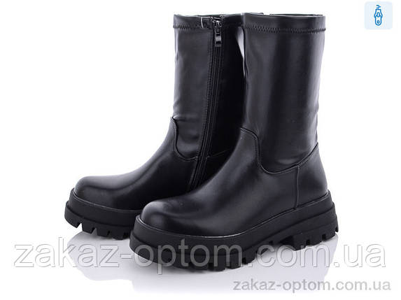 Черевики жіночі весна-осінь (8 пар р.36-41) M607-1 black, фото 1