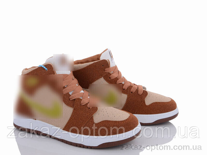 Кросівки жіночі весна-осінь (8 пар р.36-40) 170-8 beige-brown